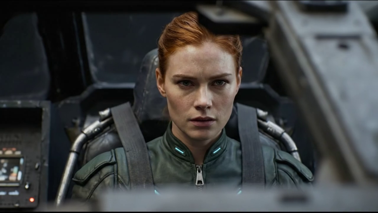 Cinematic film scene with dramatic moody lighting and storytelling composition